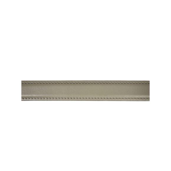New Auth Gucci White Leather Blondie Thin Belt IT105 US42 - Picture 3 of 7